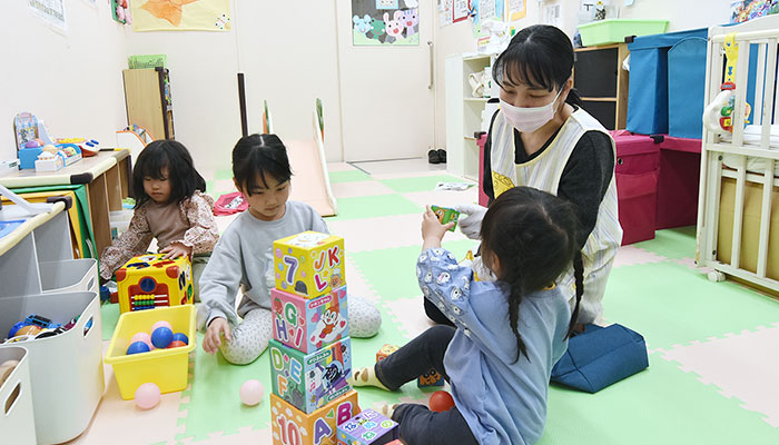 無料託児ルーム完備